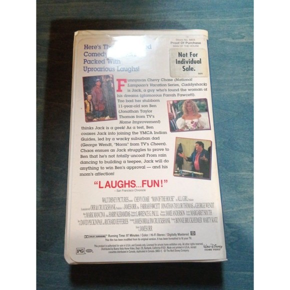 Man of the House VHS - Picture 2 of 3